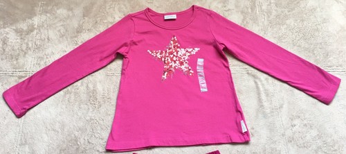 Naartjie Tulle Tutu Skirt & Long-Sleeved Shirt Set, Size 6-7, Pink, Star, New - Imagen 6 de 11