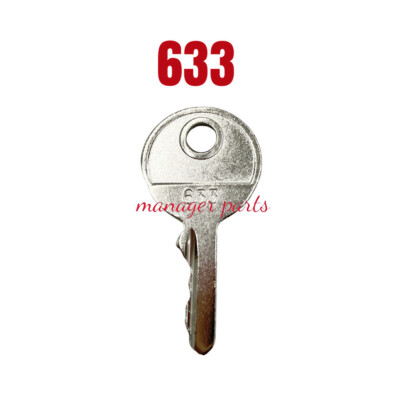 Ignition Key 633, Linden, Fenwick, Forklift Key 633 Fiat-Om Pimespo