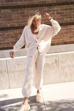 FREE PEOPLE Hailee Cardi Set - Powder Sand | ...