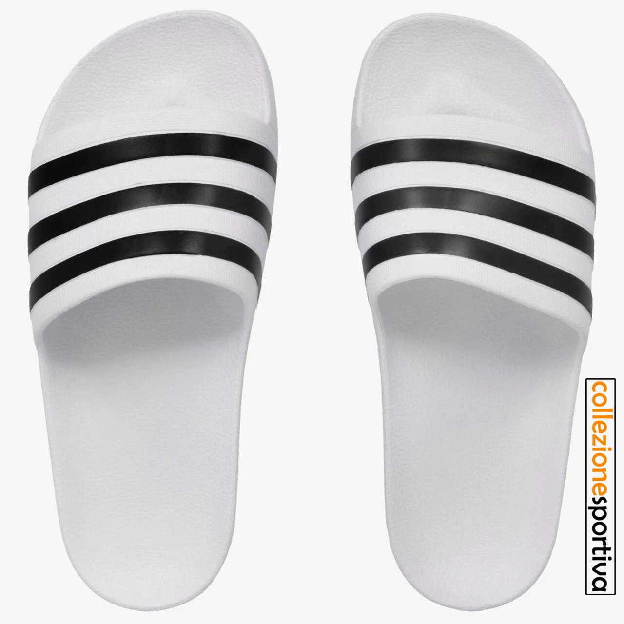 CIABATTE ADIDAS ADILETTE AQUA F35539 col. bianco nero