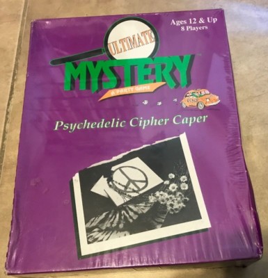 Ultimate Mystery Party Game Psychedelic Cipher Caper NEW Sandpiper Creations