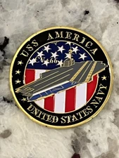 USS AMERICA (CV-66) Challenge Coin
