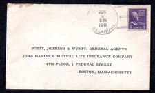 US 1941 WAR TIME COVER US NAVY POSTED ON USS OKLAHOMA TO BOSTON MASS.