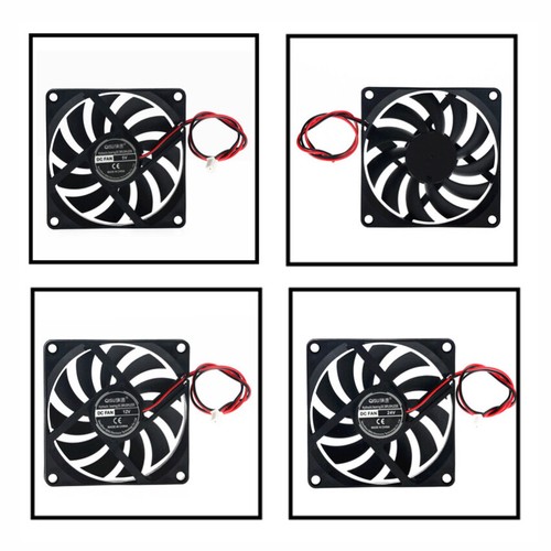 80mm Lüfter Kühler 3.7V 5V 9V 12V 18V 24V DC Gehäuselüfter 2 Pin für PC Computer - Bild 5 von 10
