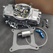 New BR-67199 Billet Aluminum 4 Barrel Double Pumper Race Carburetor For 650 CFM