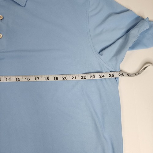 Peter Millar Shirt Mens XL Blue Summer Comfort Polo Company Sleeve Logo - Picture 4 of 7