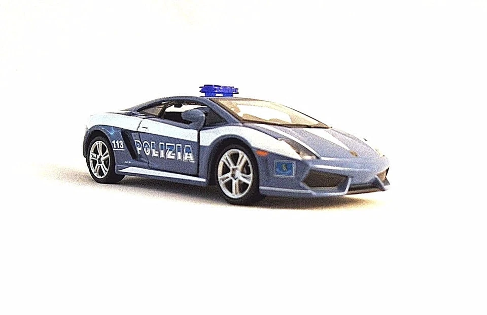 LAMBORGHINI GALLARDO LP560-4 POLICÍA MAISTO 1/38 COCHE FUNDIDO MODELO DE COLECCIONISTA Foto 2 de 4