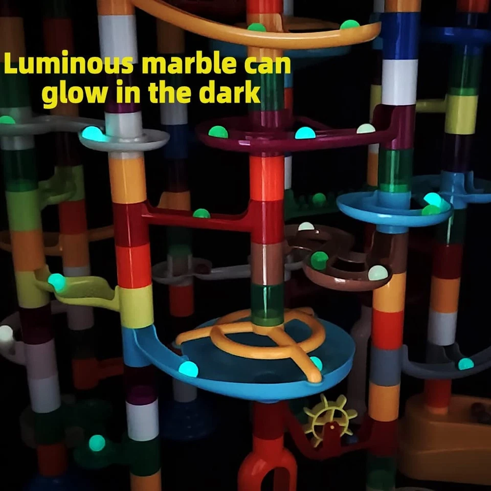 Marble Run Marble Maze Race Track with Glowing Marbles for Kids Ages 3-4-8-10... - Image 2 of 4