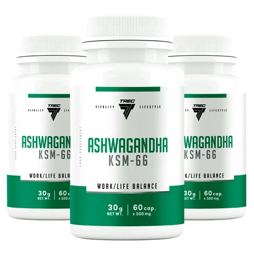ASHWAGANDHA KSM-66 - Stress Relief, More Energy - Adaptogen 5% Withanolides 10mg