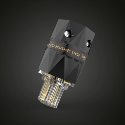 Viborg Pure Copper Gold plated IEC Female Plug Connector for Hifi Power Cable