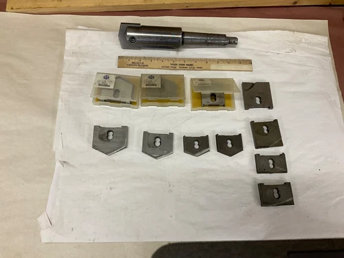 MT4 #4 Morse Taper Spade Drill with Several 3/8 Thick Blades