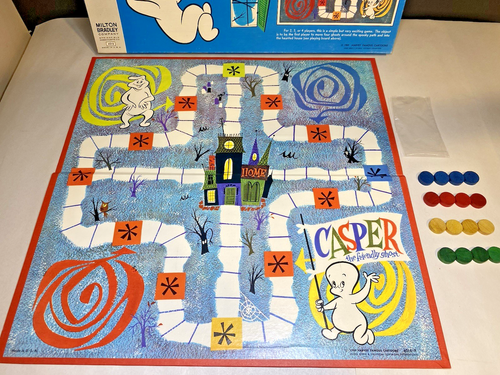 Vintage 1959 Casper The Friendly Ghost Board Game No.4018 Milton Brad Complete - Picture 2 of 13