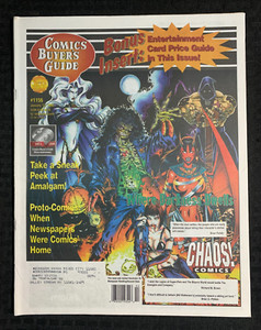 1996 COMICS BUYERS GUIDE Newspaper #1156 FN+ 6.5 Evil Ernie Lady Death / Chaos