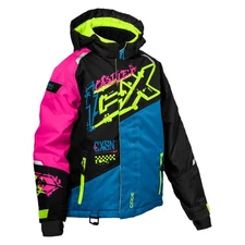 Castle X Youth Process Blue/Pink Glo/Hi-Vis Code G5 Jacket 3455345S
