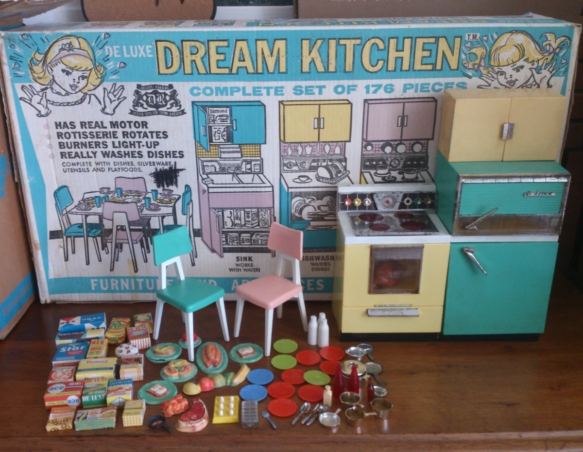 Kitchen Set Doll Houses & Furniture with Vintage for sale | eBay