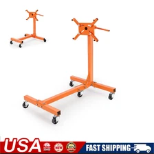 750 / 1500 lbs Rotating Engine Stand Engine Motor Repair Hoist Dolly Mover Jack