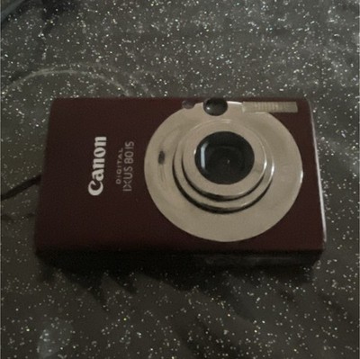 CANON DIGITAL IXUS 80 IS KOMPAKTE DIGITALKAMERA 8,0 MP BORDEAUX