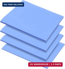 4 Pack Thermal Pad 100x100mm 0.5mm 1.0mm 1.5mm 2.0mm Blue Silicone Thermal Pad