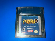 Spiderman 2 The Sinister Six cartridge for the Nintendo Gameboy Color. Works