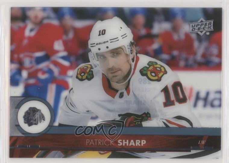 2017-18 Upper Deck Clear Cut Patrick Sharp #289 0c6