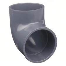 90° Elbow: 8 in x 8 in Fitting Pipe Size, Schedule 80, Female, 806-080 PVC Lasco