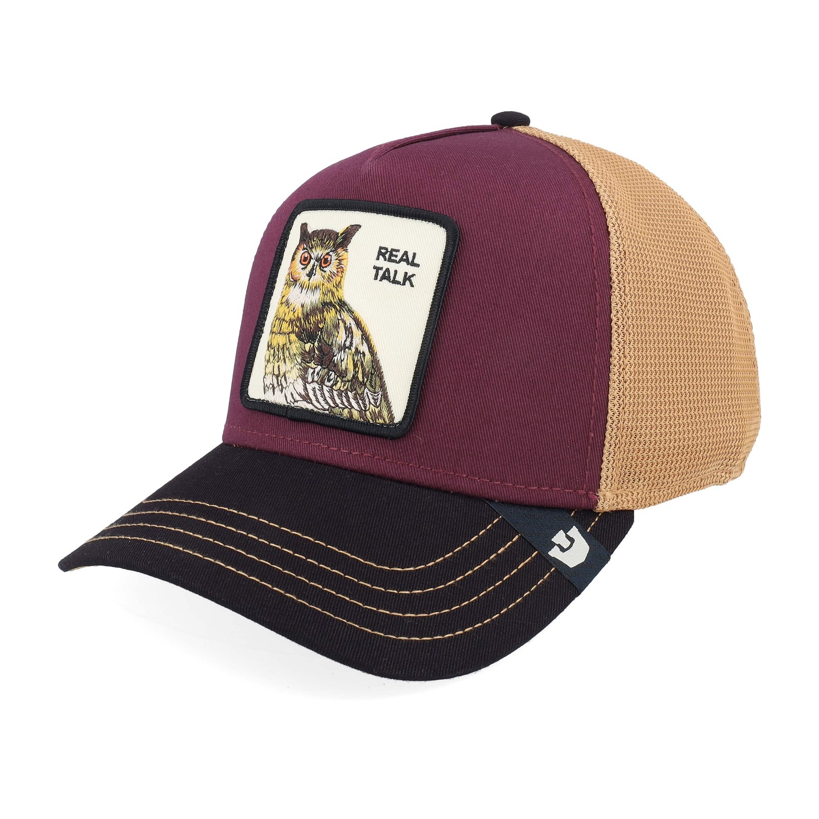GOORIN BROS. TRICOLOR OWL TRI TONE TRUCKER HAT image 2