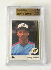 1989 Upper Deck Randy Johnson #25 Rookie RC BGS 10 Pristine