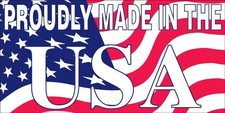 PROUDLY MADE IN THE USA PATRIOTIC USA Vinyl Sticker Decal