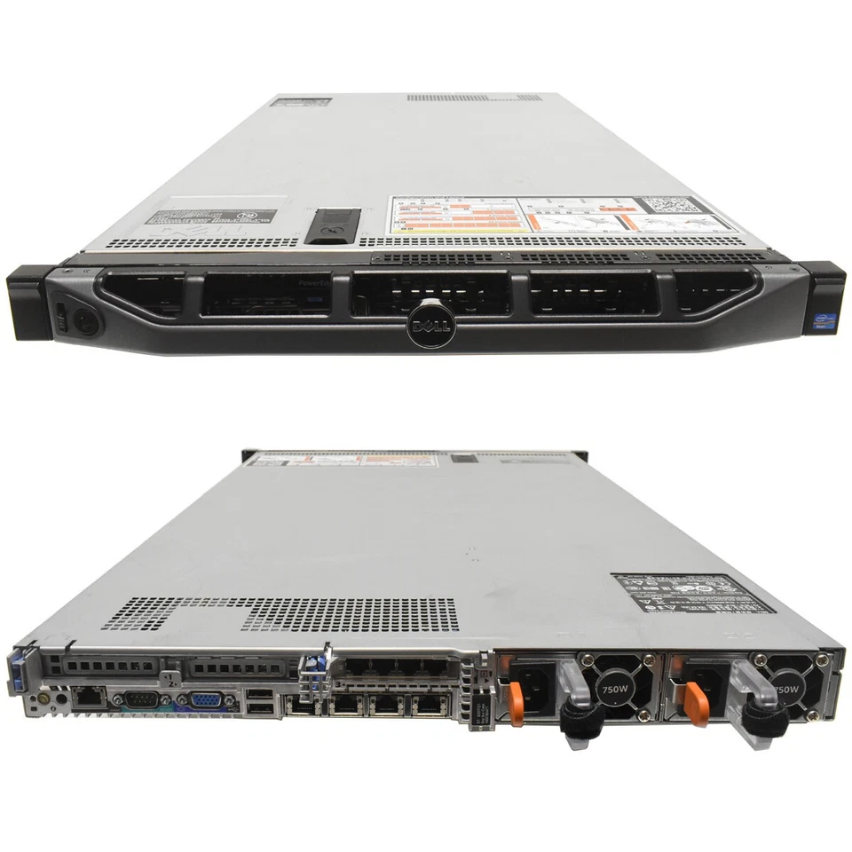 Dell PowerEdge R620 without CPU 0 GB RAM with 2x cooler 4 Bay 2.5" iDrac7 - Image 4 of 4