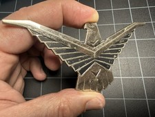 Vintage Ford Thunderbird Chrome Winged Bird Emblem Badge