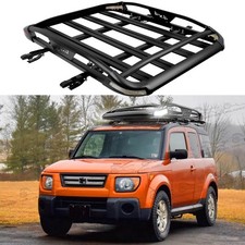 55 Roof Rack Cargo Basket Heavy Duty 200lbs Luggage Carrier For Honda Element