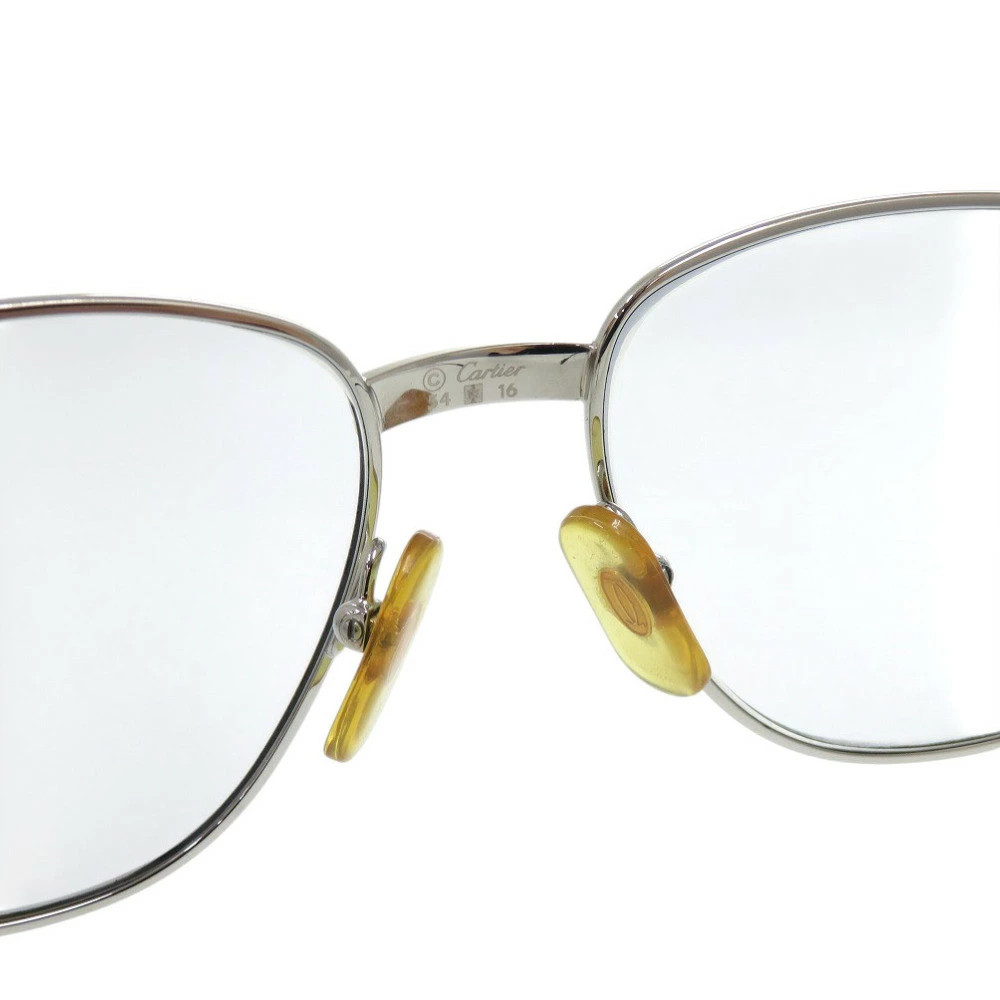 Cartier Authentic Glasses Trinity Silver Brown Ss… - image 6