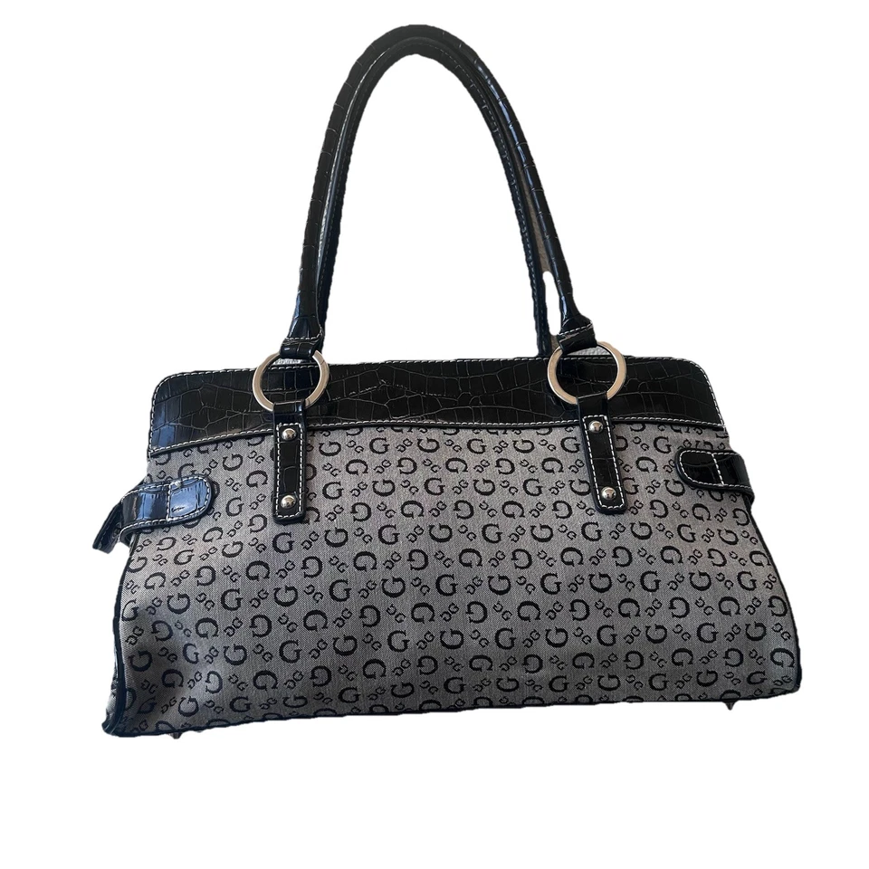 Bolso de mano Y2K Guess monograma QUATRO G SI206531 Foto 3 de 4