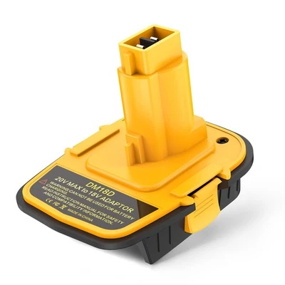 AZOCEK DM18D Adapter Converter compatible with Dewalt 20V or Mil-waukee 18V Battery