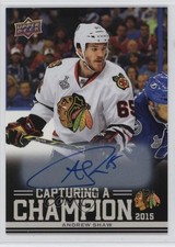 2025-26 Chicago Blackhawks Centennial Capturing a Champion Andrew Shaw Auto r9d