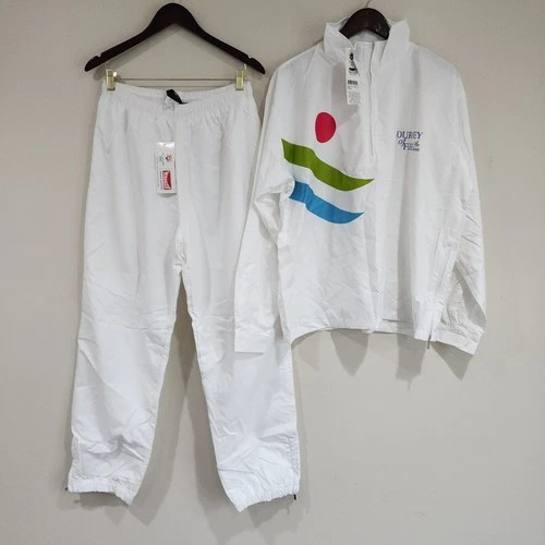 Marker Salt Lake 2002 Paralympic Windshell Tracksuit Men L White Winter Olympics - product listing photo