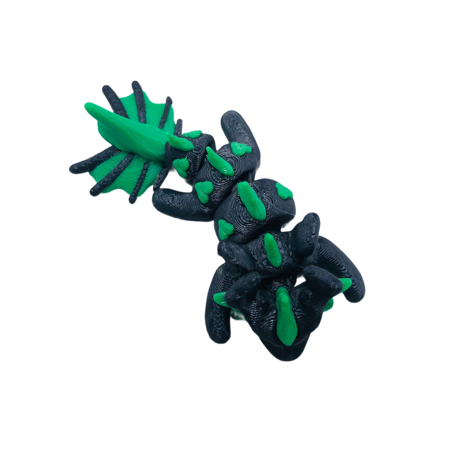 3D Printed Cute Baby Wavepiercer Dragon Articulating Mini 2.75 Inch US Made