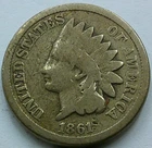 US 1861 Copper-Nickel Indian Head Cent  **