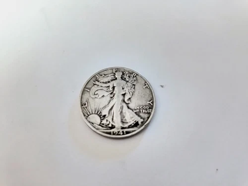 Uncirculated 1941-S San Francisco Mint Silver Walking Liberty Half Ungraded