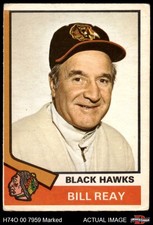 1974 O-Pee-Chee NHL #204 Billy Reay Blackhawks COACH 1.5 - FAIR