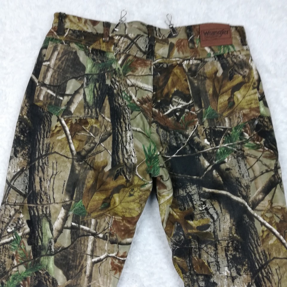 Realtree Extra Pattern Wrangler Pro Gear Mens Pants Hunting Camouflage Lined RealTree Woodland ...
