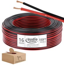 Cables Para Bocinas De Audio Calibre 16 AWG 100 Pies Ft Para Altavoces Casa Auto