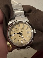 NEW STICKERED 2025 PAPERS Rolex Oyster Perpetual BEIGE Beige 41MM 134300 BOX 5