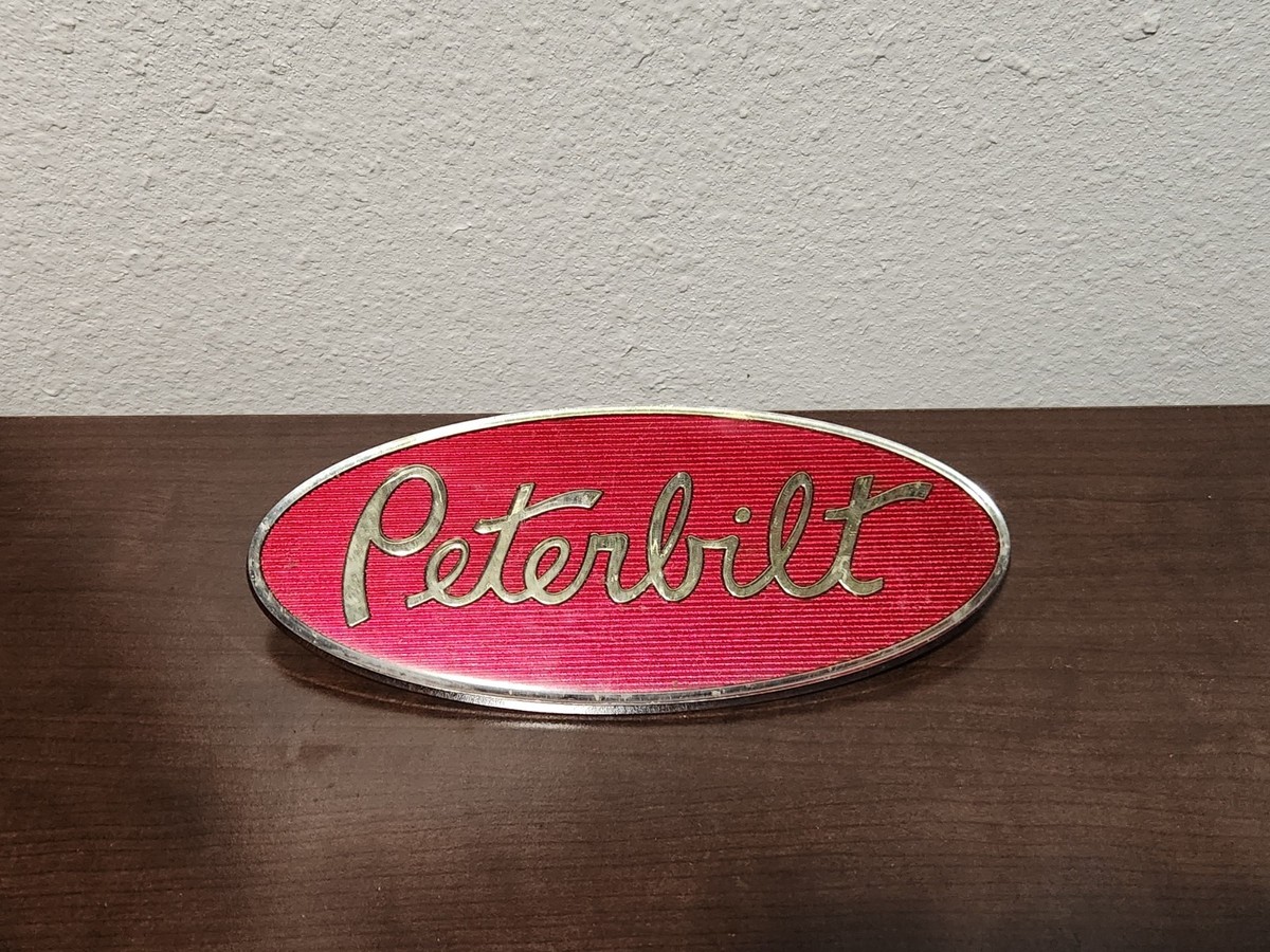 Peterbilt Hood Truck Emblem Ornament OEM 20-19285 Hauler PACCAR
