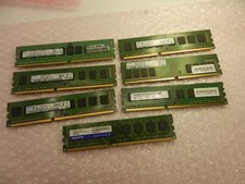 Lot of 6x Mixed Brand/Model/Speed 8GB DDR3 / DDR4 Desktop Memory pc3 pc4