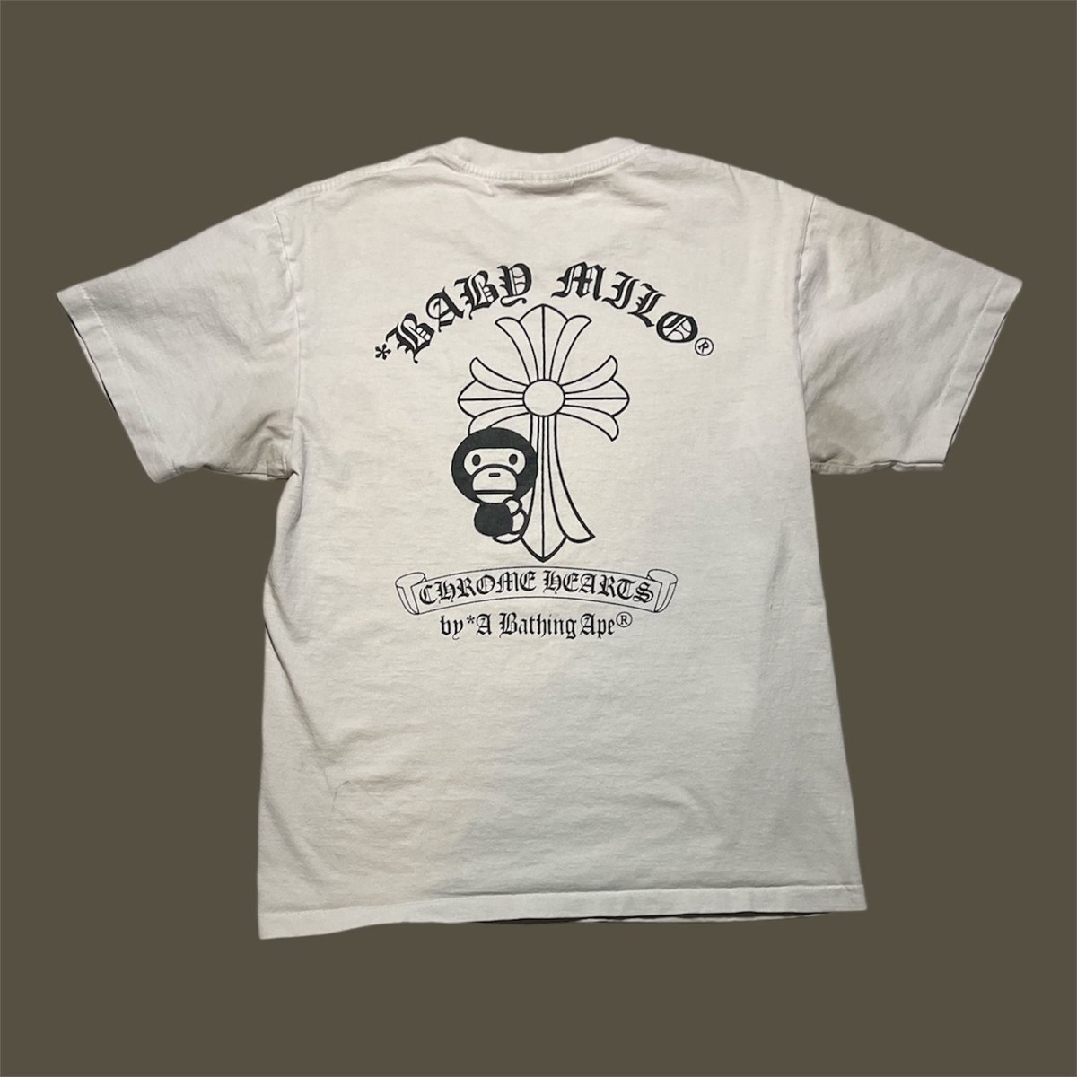 BAPE x Chrome Hearts 2009 Baby Milo Horseshoe Logo Tee | eBay