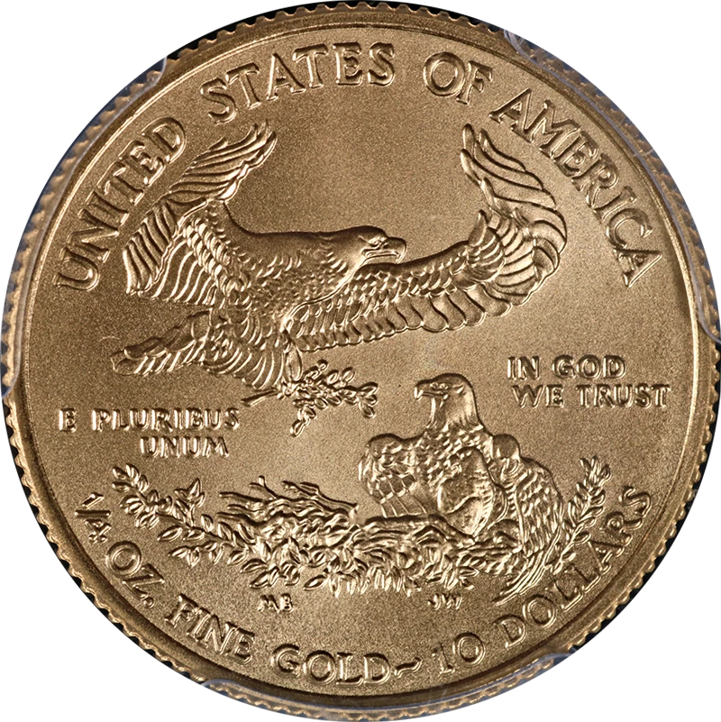 2016 Gold American Eagle $10 PCGS MS70 First Strike Augustus Saint Gaudens ST... - Image 2 of 4