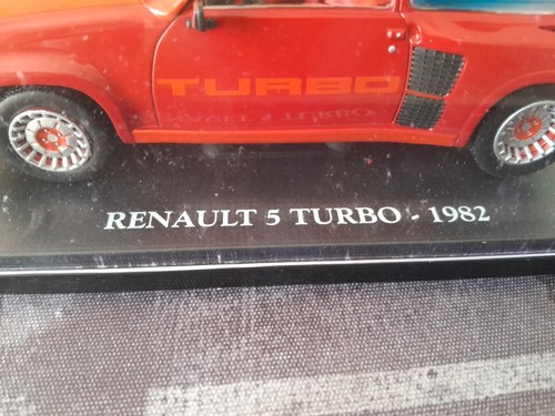 A10 1/24 Auto Vintage Renault 5 Turbo 1982 Hachette Centauria Panini DeAgostini - Bild 2 von 7