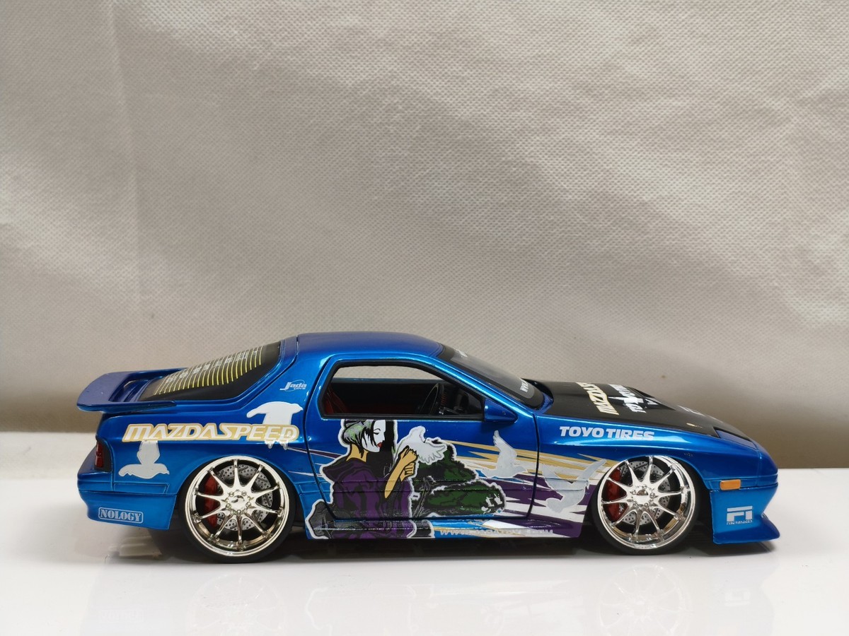 Jada Toys 1/24 Mazda Rx7 Fc3s JDM Classic Model Car Option D | eBay