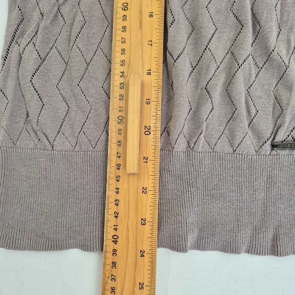 O'NEILL Jumper Pequeño Gris Mujer Casual Tejido Pullover Suéter 100% Algodón - Imagen 2 de 4